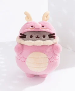 Pusheen Plush & Squisheens>Baby Pink Year of the Dragon Plush