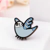 Pusheen Pins & Keychains>Bo the Parakeet Pin