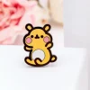 Pusheen Pins & Keychains>Cheek the Hamster Pin