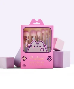 Pusheen Bed & Bath|Beauty & Skincare>Gaming 6-Piece Makeup Brush Set