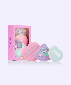 Pusheen Bed & Bath|Beauty & Skincare>Gaming 3-Piece Makeup Puffs Set