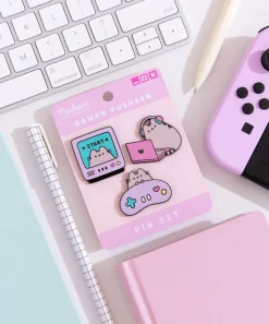Pusheen Pins & Keychains|Gaming>Gaming Pin Set