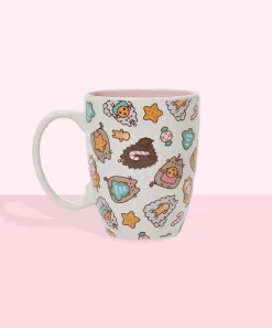 Pusheen Kitchen & Pet>Christmas Cookie & Friends Mug