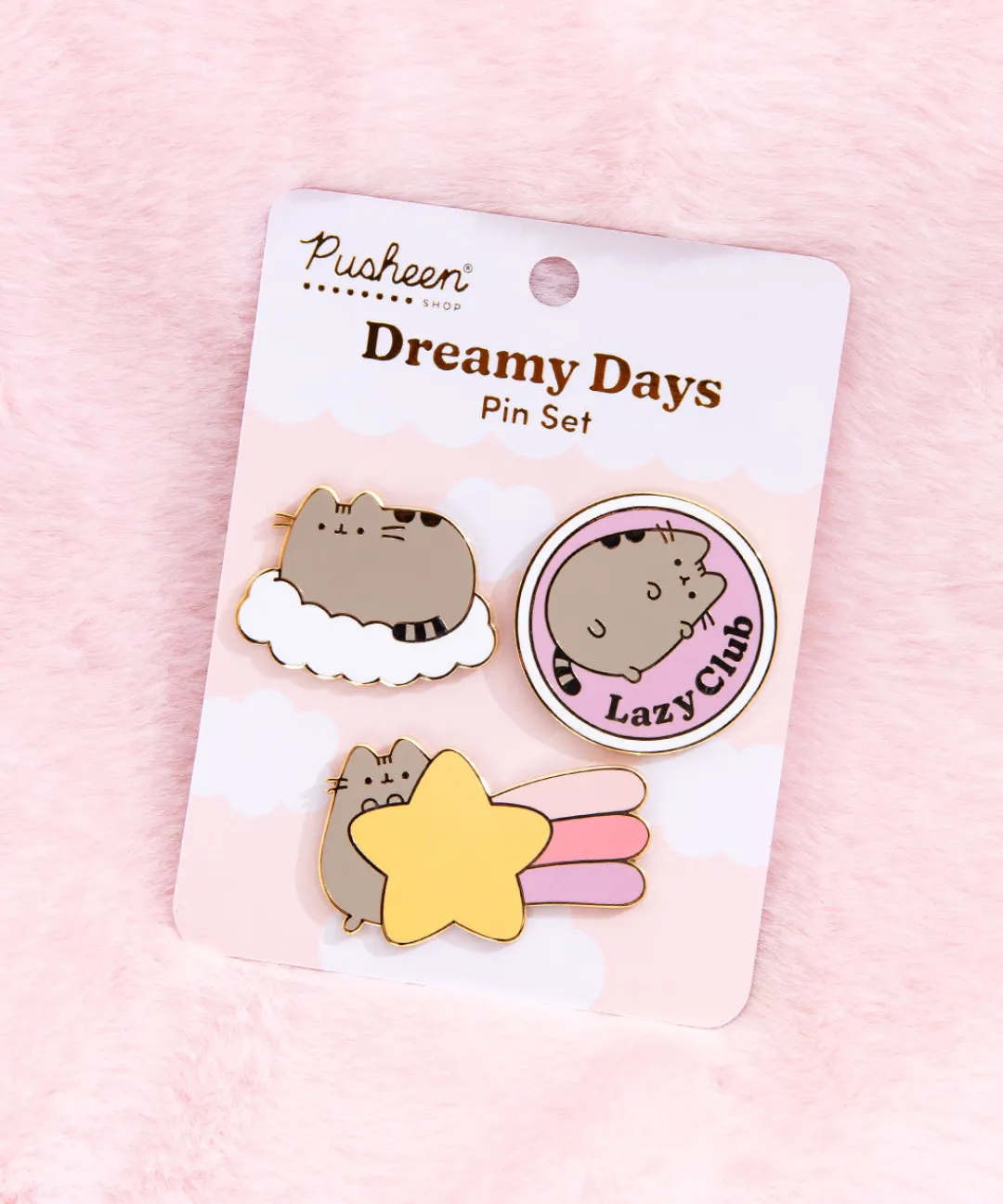 Pusheen Pins & Keychains>Dreamy Days Pin Set