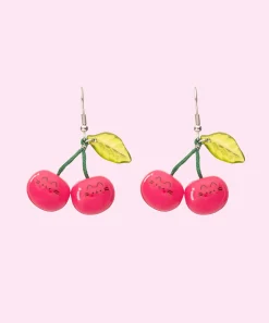 Pusheen Fruits|Jewelry>Fruits Cherry Dangle Earrings