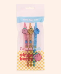 Pusheen Office & Tech|Fruits>Fruits 3-Pen Set