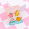 Pusheen Pins & Keychains|Fruits>Fruits Pin Set