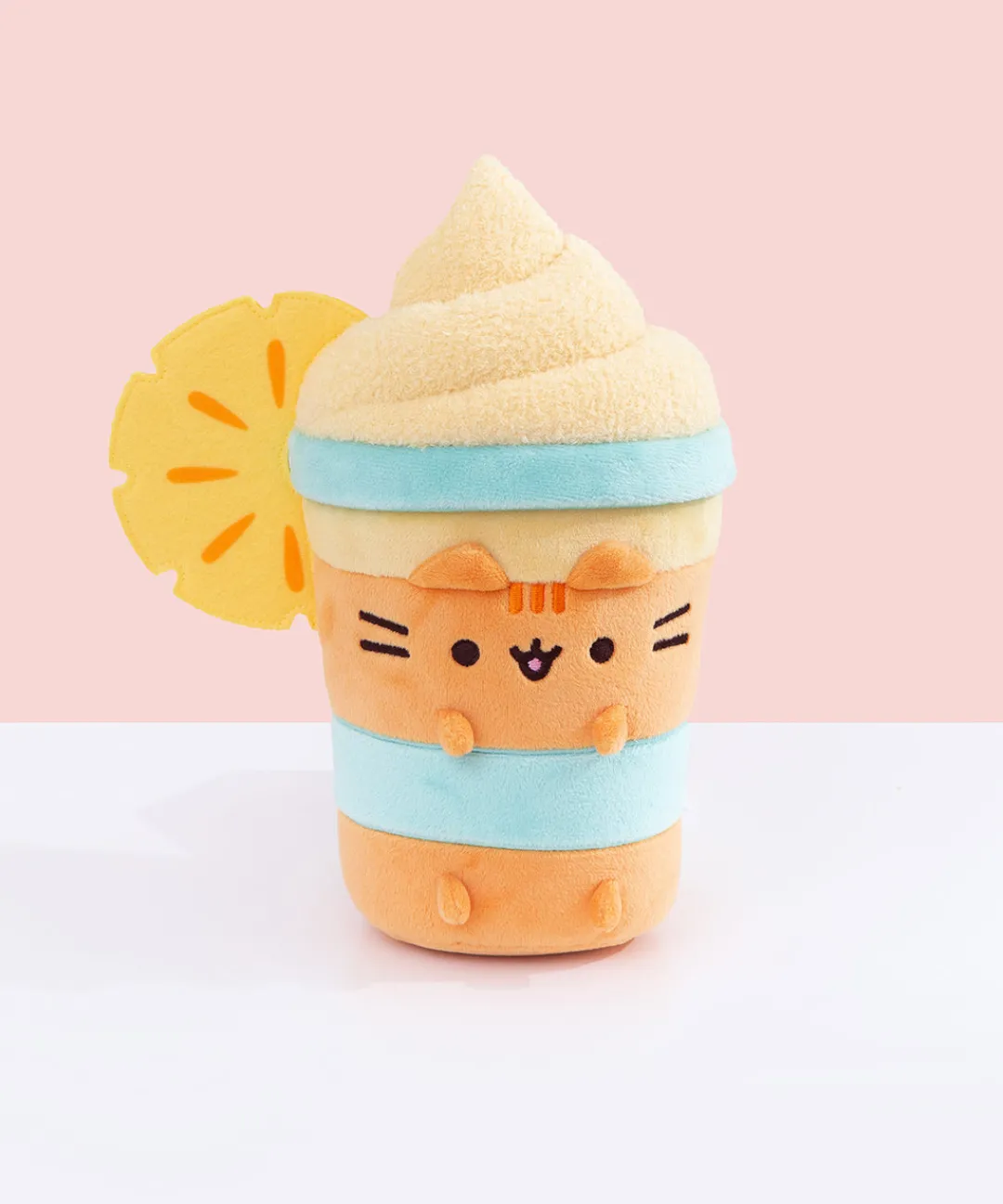 Pusheen Plush & Squisheens|Fruits>Fruits Pineapple Float Plush
