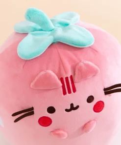 Pusheen Plush & Squisheens|Fruits>Fruits Scented Strawberry Squisheen Plush