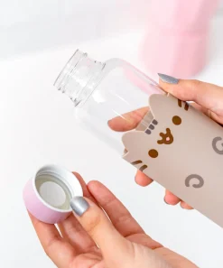 Pusheen Kitchen & Pet>Glass Water Bottle