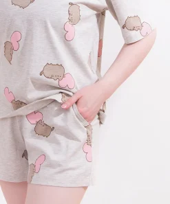 Pusheen Ladies|Lounge & Sleep>Hearts Pajama Set