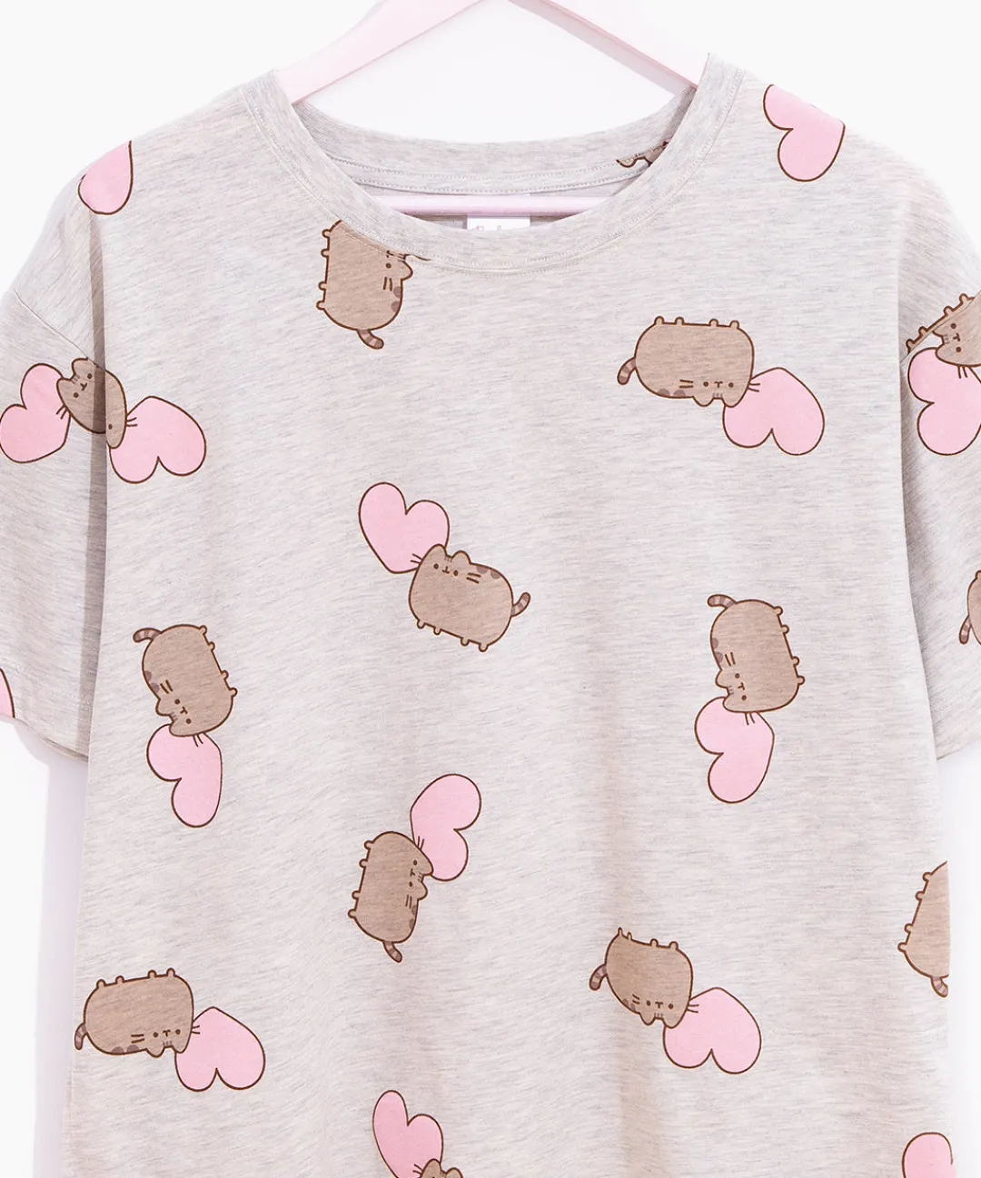 Pusheen Ladies|Lounge & Sleep>Hearts Pajama Set