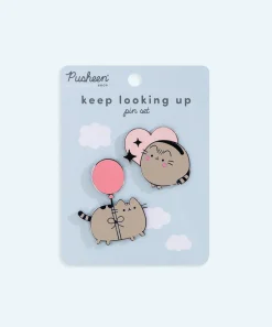 Pusheen Pins & Keychains><noscript><img width=
