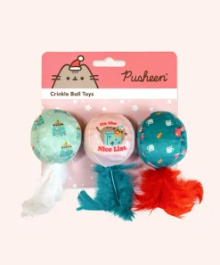 Pusheen Kitchen & Pet>Pet Holiday Crinkle Ball Toys