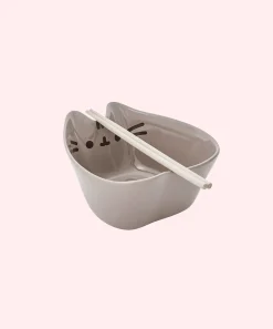 Pusheen Kitchen & Pet>Ramen Bowl & Chopstick Set
