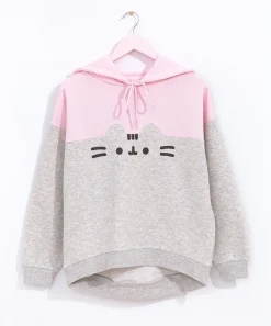 Pusheen Hoodies & Sweaters|Ladies>Relaxed-Fit Character Hoodie