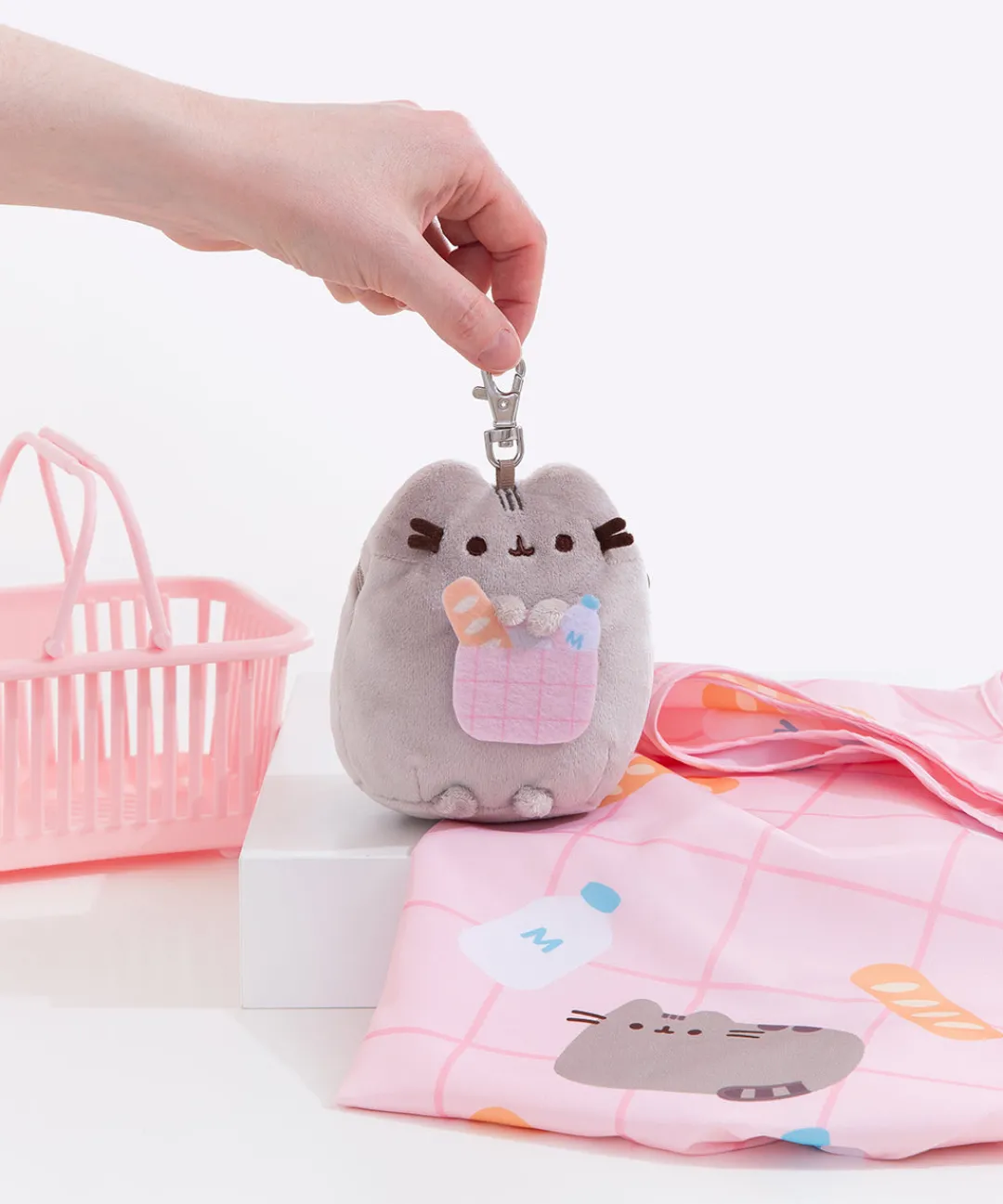 Pusheen Plush & Squisheens|Bags & Cases>Reusable Bag Keychain Plush