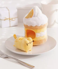 Pusheen Plush & Squisheens|Sweets>Sweets Lemon Cake Plush 2-pc Environment