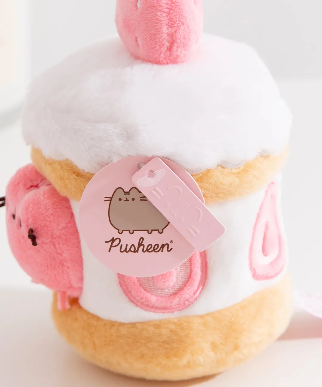 Pusheen Plush & Squisheens|Sweets>Sweets Strawberry Cake Plush 2-pc Environment