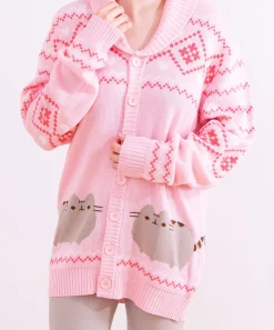 Pusheen Guys & Unisex|Hoodies & Sweaters>Unisex Knit Cardigan