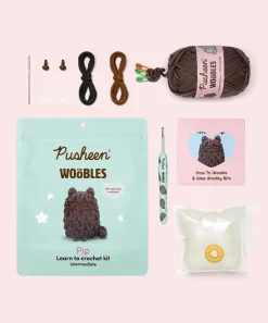 Pusheen Crafts & Games>x The Woobles Pip Crochet Kit