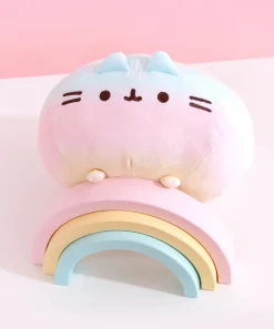 Pusheen Plush & Squisheens>Rainbow Round Squisheen Plush