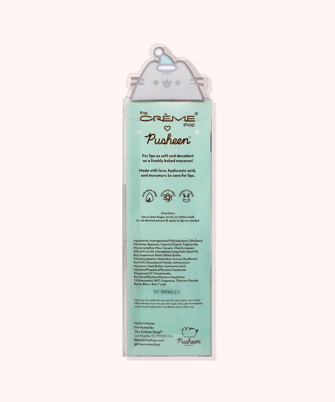 Pusheen Bed & Bath|Beauty & Skincare>The Crème Shop x Holiday Macaron Lip Balm Duo