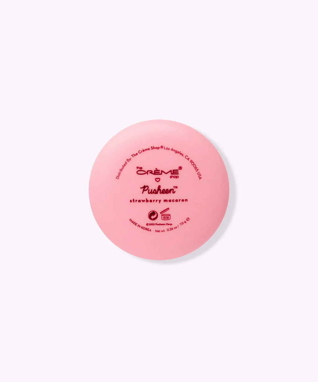 Pusheen Bed & Bath|Beauty & Skincare>The Crème Shop x Strawberry Macaron Lip Balm