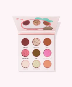 Pusheen Bed & Bath|Beauty & Skincare>The Crème Shop x Strawberry 9-Color Eyeshadow Palette