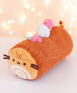 Pusheen Plush & Squisheens>Yule Log Plush
