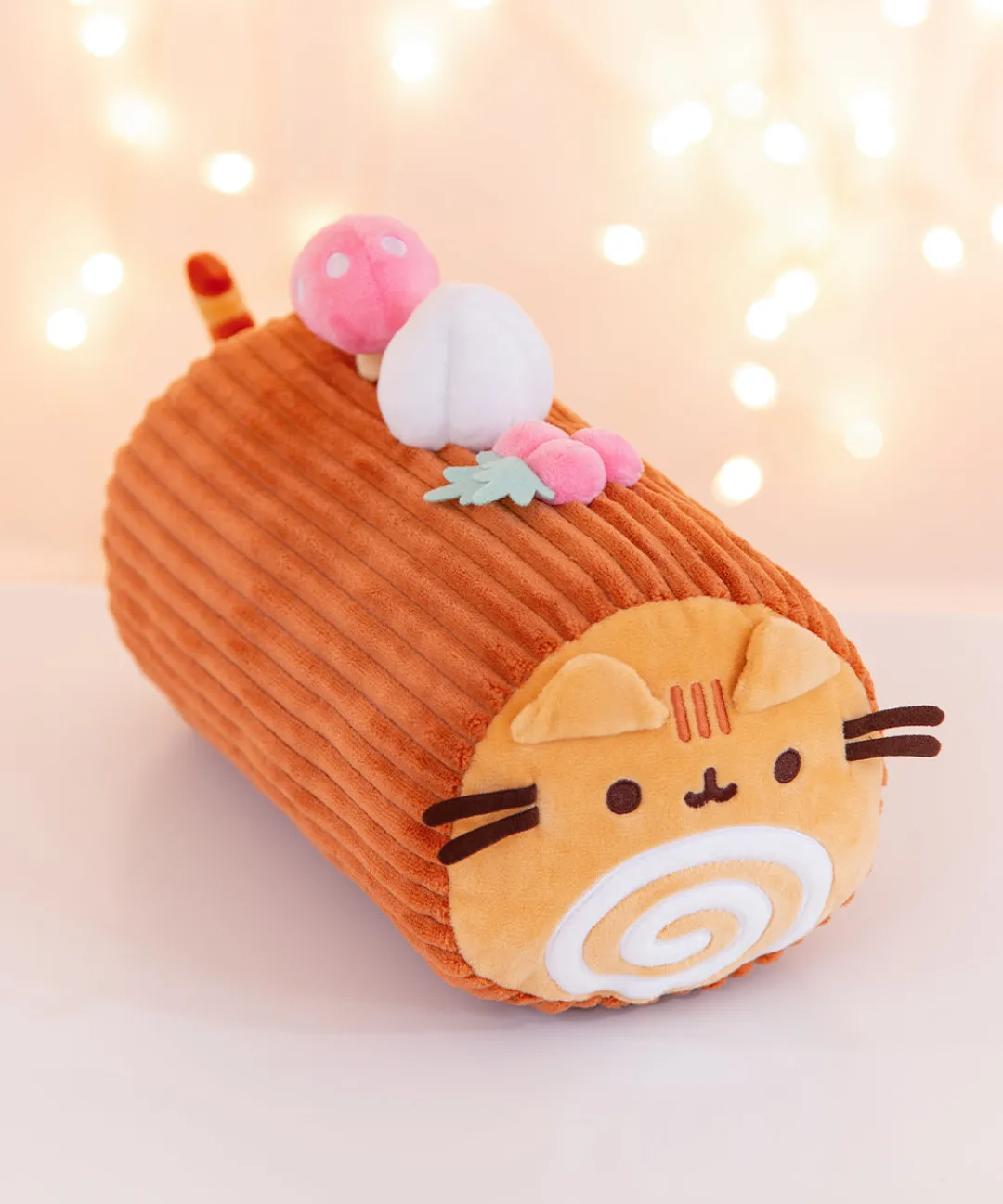 Pusheen Plush & Squisheens>Yule Log Plush